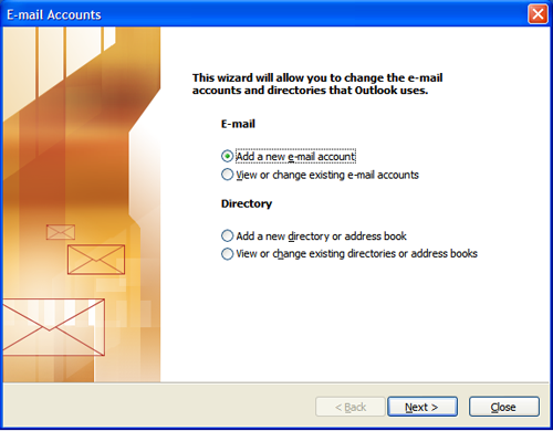 comcast pop3 email settings outlook 2003