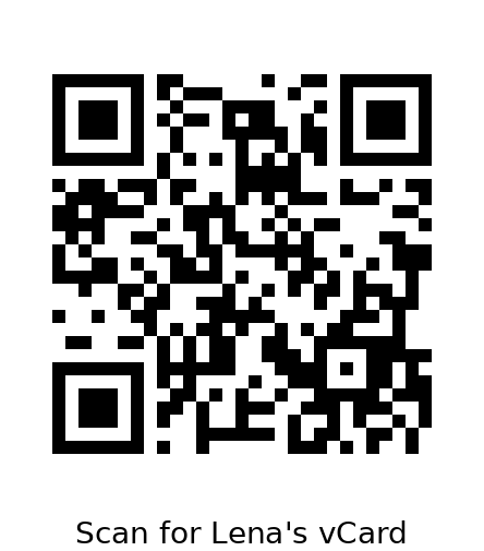 Scan for Lena's vCard